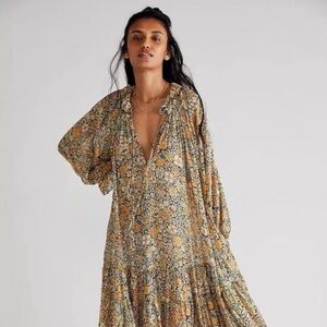 Feelin’ Groovy Maxi Free People SMALL no tags